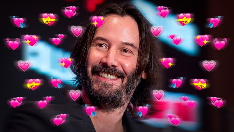 Keanu es puro amor.