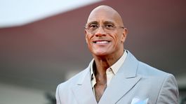 Dwayne Johnson estuvo en el festival de Venecia.