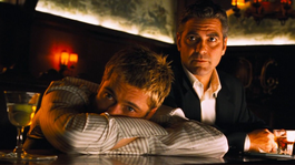 George Clooney y Brad Pitt en La gran estafa