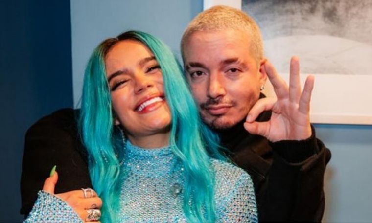 Karol G junto J Balvin