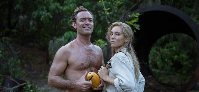 Jude Law y Vanessa Kirby en Eden