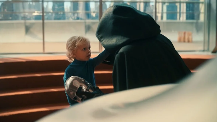 Franklin Richards junto a Doctor Doom en la escena poscréditos de Los cuatro fantásticos: Primeros pasos. Franklin Richards junto a Doctor Doom en la escena poscréditos de Los cuatro fantásticos: Primeros pasos.