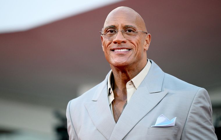 Dwayne Johnson estuvo en el festival de Venecia.