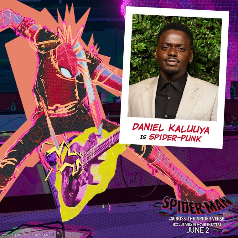 Daniel Kaluuya interpretó al personaje en Spider-Man: Across the Spider-Verse. Daniel Kaluuya interpretó al personaje en Spider-Man: Across the Spider-Verse.