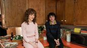 Natalia Dyer y Finn Wolfhard en el set de Stranger Things. Natalia Dyer y Finn Wolfhard en el set de Stranger Things.