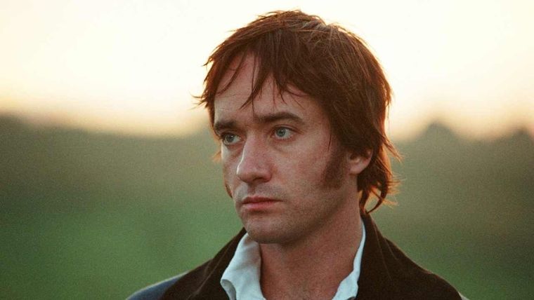 Matthew Macfadyen como Mr. Darcy en la película Orgullo y prejuicio de 2005