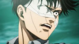 Levi no se pierde el final de Shingeki no Kyojin