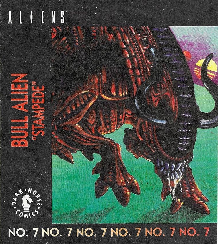 El cómic que se incluía en la figura del Bull Alien. El cómic que se incluía en la figura del Bull Alien.