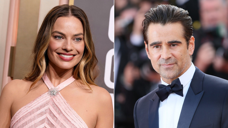 Margot Robbie y Colin Farrell