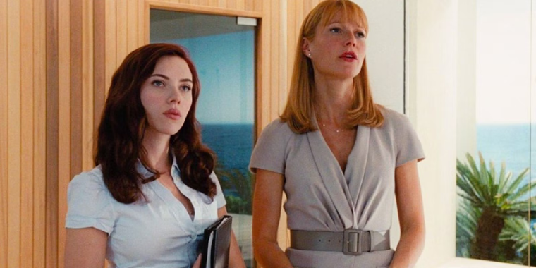 Scarlett Johansson y Gwyneth Paltrow se conocieron en el set de Iron Man 2.