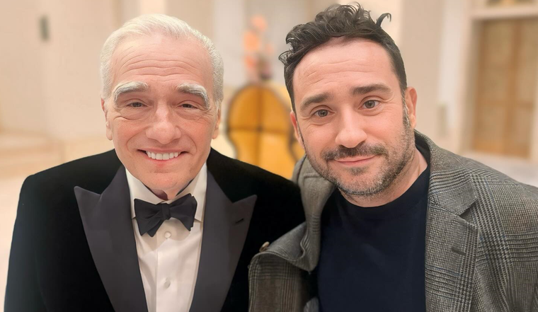 Martin Scorsese junto a JA Bayona