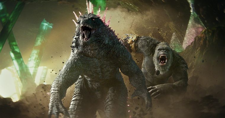 Esta semana llegó a los cines Godzilla y Kong: el nuevo imperio