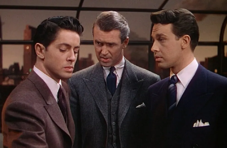 La película está protagonizada por James Stewart, John Dall, Farley Granger y Joan Chandler. La película está protagonizada por James Stewart, John Dall, Farley Granger y Joan Chandler.