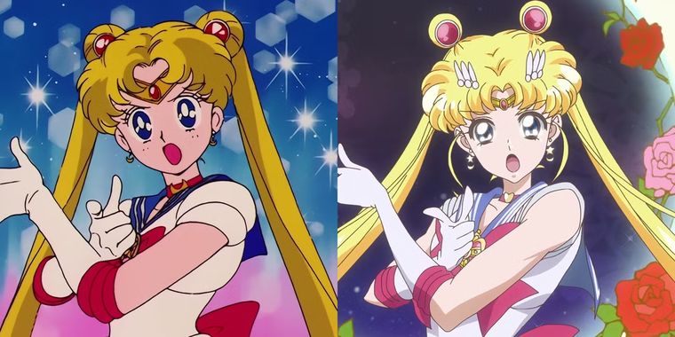Sailor Moon: serie original vs. Crystal Sailor Moon: serie original vs. Crystal