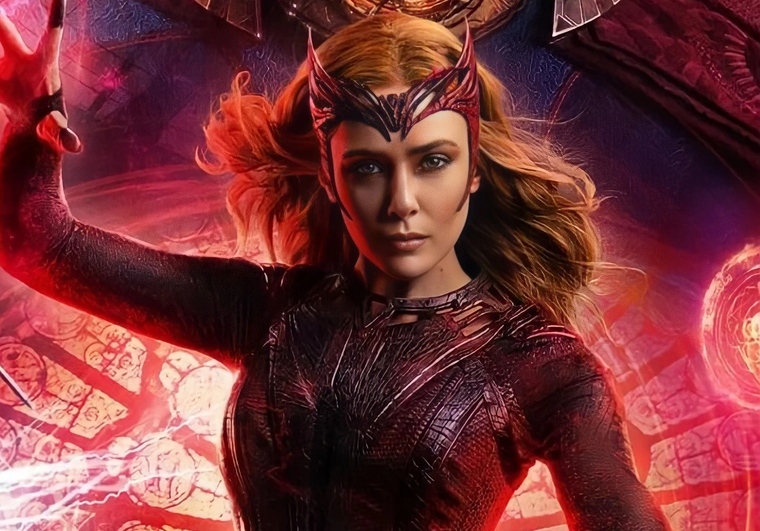 La actriz interpreta a la poderosa Bruja Escarlata en el Universo Cinematográfico de Marvel