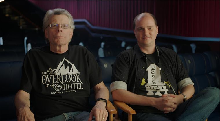Stephen King junto a Mike Flanagan.