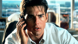 Tom Cruise es el protagonista de la recordada película, Jerry Maguire (1996).