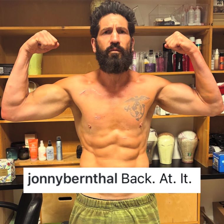 Jon Bernthal dio que hablar con su transformación Jon Bernthal dio que hablar con su transformación