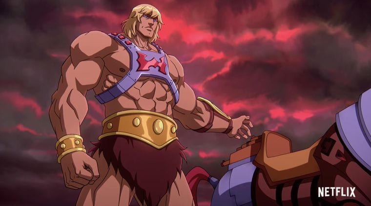He-Man en su más reciente serie, Amos del Universo: Revelación (Masters of the Universe: Revelation) 