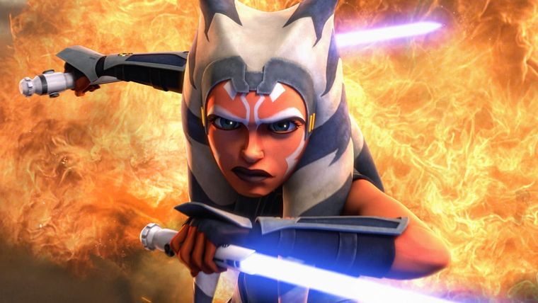 Ahsoka Tano forma parte de la especie togruta.
