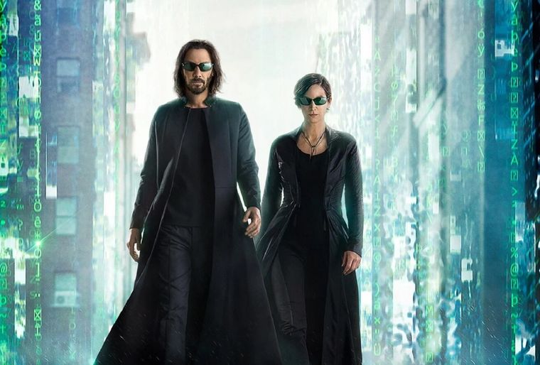 Neo y Trinity, presentes en todas las películas de la saga.