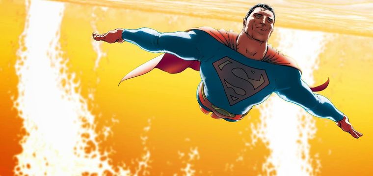 Superman se deja ver con su nuevo traje