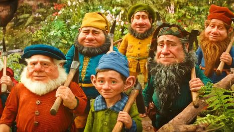Así lucen los siete enanos de la nueva versión de Blancanieves.