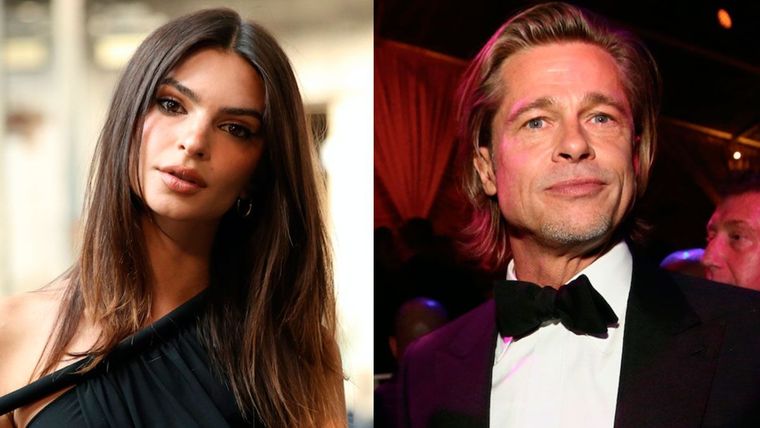 Brad Pitt es el hombre más codiciado de Hollywood y Emily Ratajkowski una de las modelos más bellas.