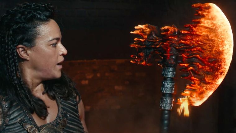 Holga y su hacha se alistan para la batalla