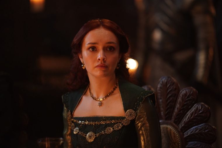Olivia Cooke interpreta a la reina Alicent Hightower en House of the Dragon