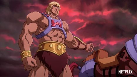 He-Man en su más reciente serie, Amos del Universo: Revelación (Masters of the Universe: Revelation)  