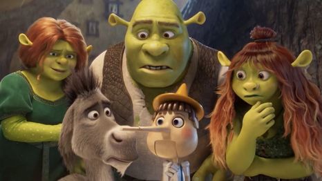 Gran sorpresa por el primer vistazo de Shrek y compañía