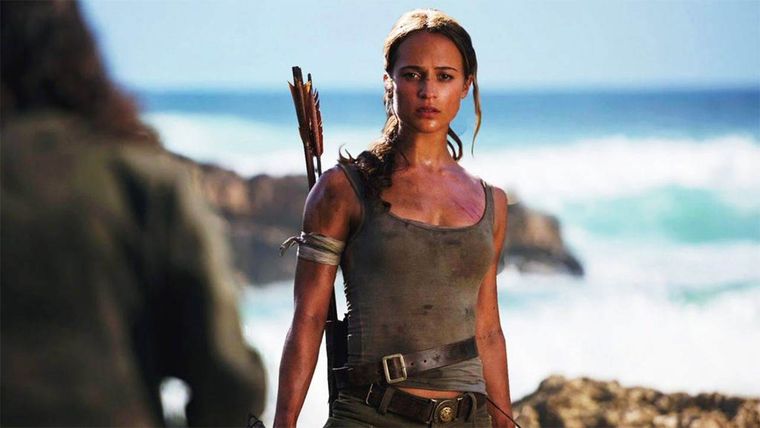 Alicia Vikander como Lara Croft en la adaptación de 2018