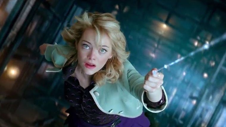 Emma Stone en El Sorprendente Hombre Araña 2