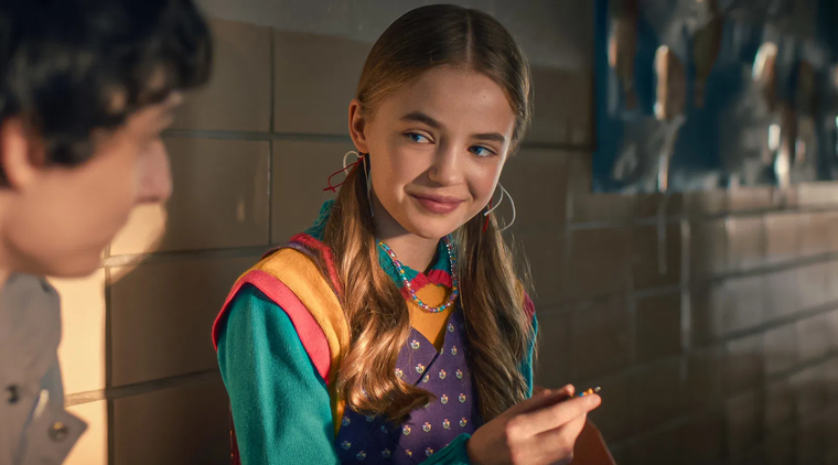 Nell Fisher interpreta a Holly Wheeler en la temporada final de Stranger Things. Nell Fisher interpreta a Holly Wheeler en la temporada final de Stranger Things. 