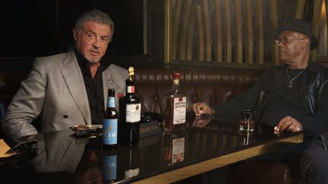 Sylvester Stallone y Samuel L. Jackson en la tercera temporada de Tulsa King.