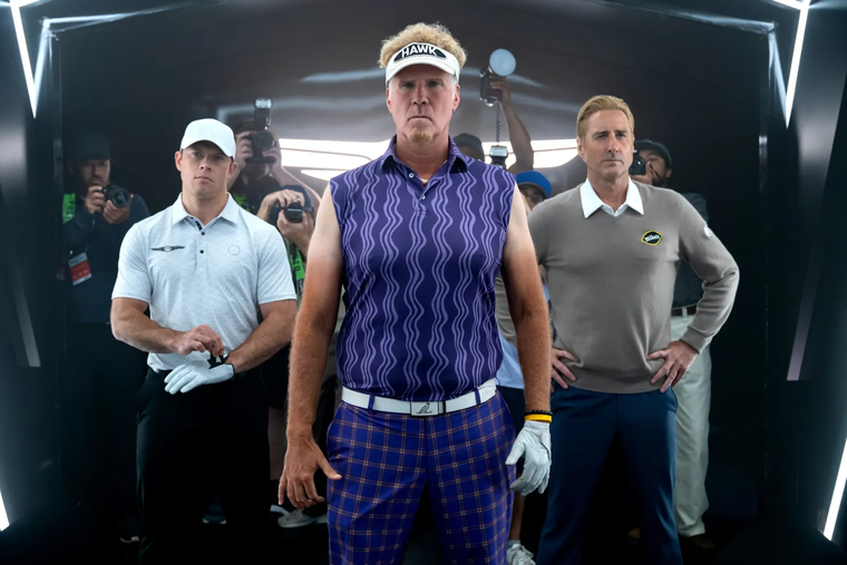 Will Ferrell se convierte en una leyenda del golf en El Halcón. Will Ferrell se convierte en una leyenda del golf en El Halcón. 
