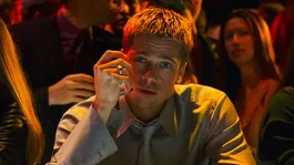 Brad Pitt en La Gran Estafa de 2001. Brad Pitt en La Gran Estafa de 2001.