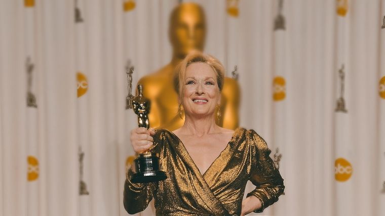 Meryl Streep es una de las actrices con más Premios Oscar