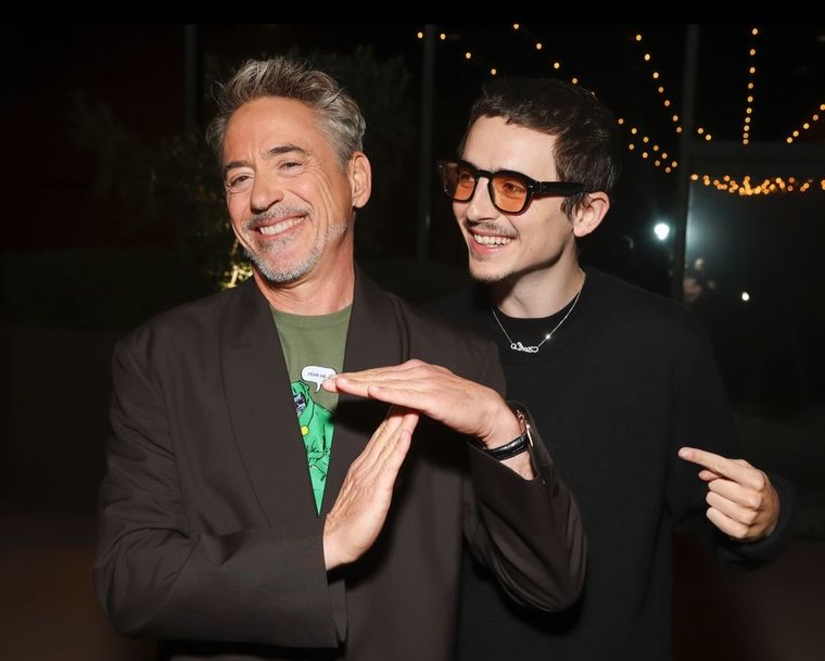 Timotheé Chalamet y Robert Downey Jr hablaron del estreno doble de&nbsp;Duna: Parte Tres y Avengers: Doomsday.
