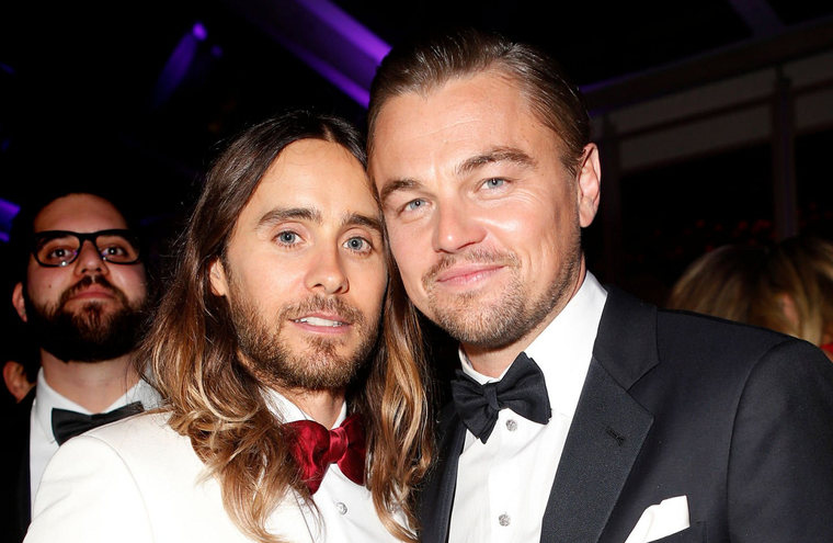Jared Leto y Leonardo DiCaprio son grandes amigos.