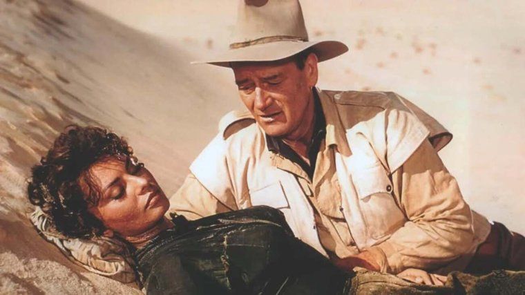 Sophia Loren y John Wayne: dos leyendas del cine que se juntaron una vez en pantalla