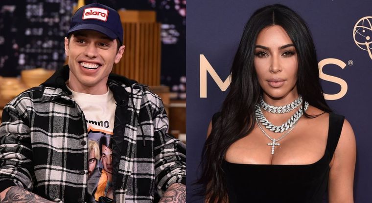 Pete Davidson y Kim Kardashian