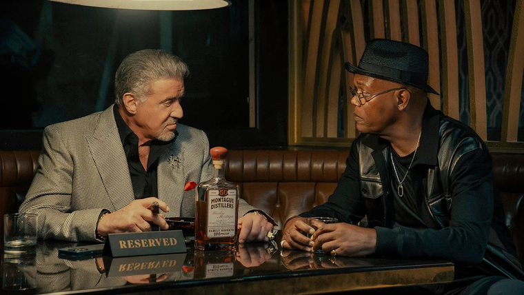 Sylvester Stallone y Samuel L. Jackson comparten pantalla en Tulsa King. Sylvester Stallone y Samuel L. Jackson comparten pantalla en Tulsa King.