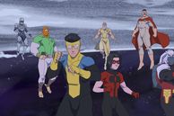 Invincible junto a la Coalición de Planetas preparados para repartir golpes.