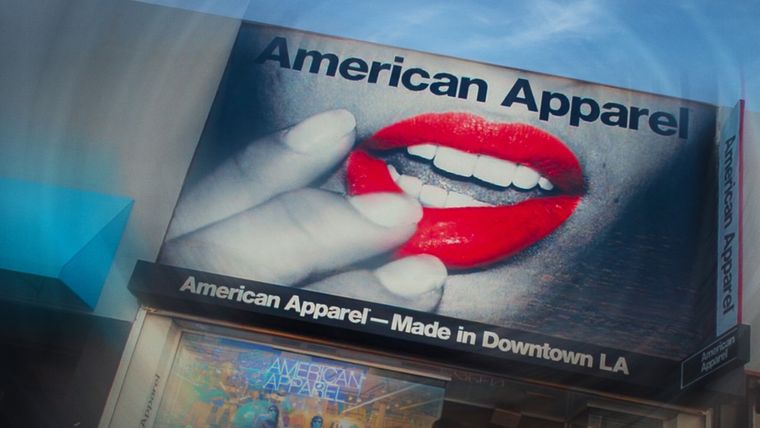 American Apparel se caracterizaba por sus publicidades provocativas.
