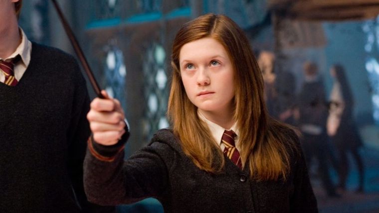 La actriz Bonnie Wright interpreta a Ginny Weasley en las películas de Harry Potter.