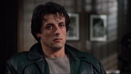 Sylvester Stallone como el Semental Italiano en la película que lo lanzó a la fama.