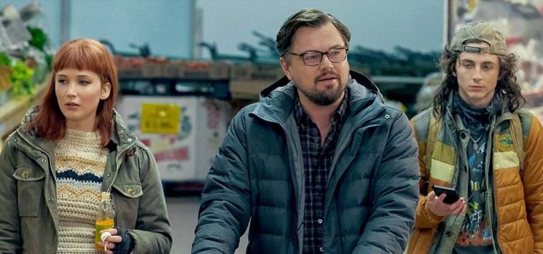 Dont Look Up cuenta con un gran elenco encabezado por Leonardo DiCaprio y Jennifer Lawrence.