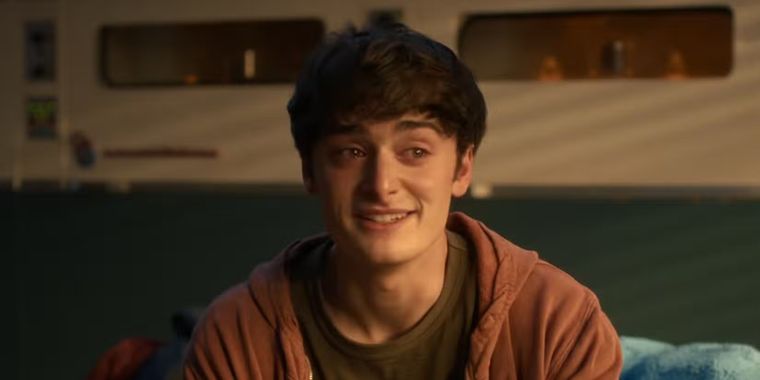 Noah Schnapps se luce en lo que va la S5 de Stranger Thihgs. Noah Schnapps se luce en lo que va la S5 de Stranger Thihgs.